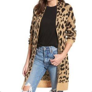 Nordstrom BP Leopard Cardigan